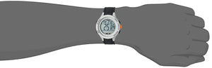 Timex Men's TW5M24600 Ironman Essential 30 Black/Gray/Orange Silicone Strap Watch