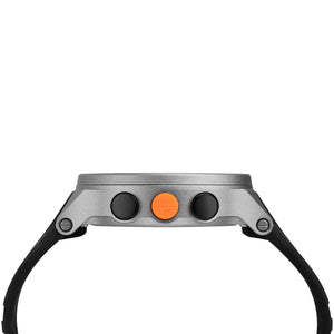 Timex Men's TW5M24600 Ironman Essential 30 Black/Gray/Orange Silicone Strap Watch
